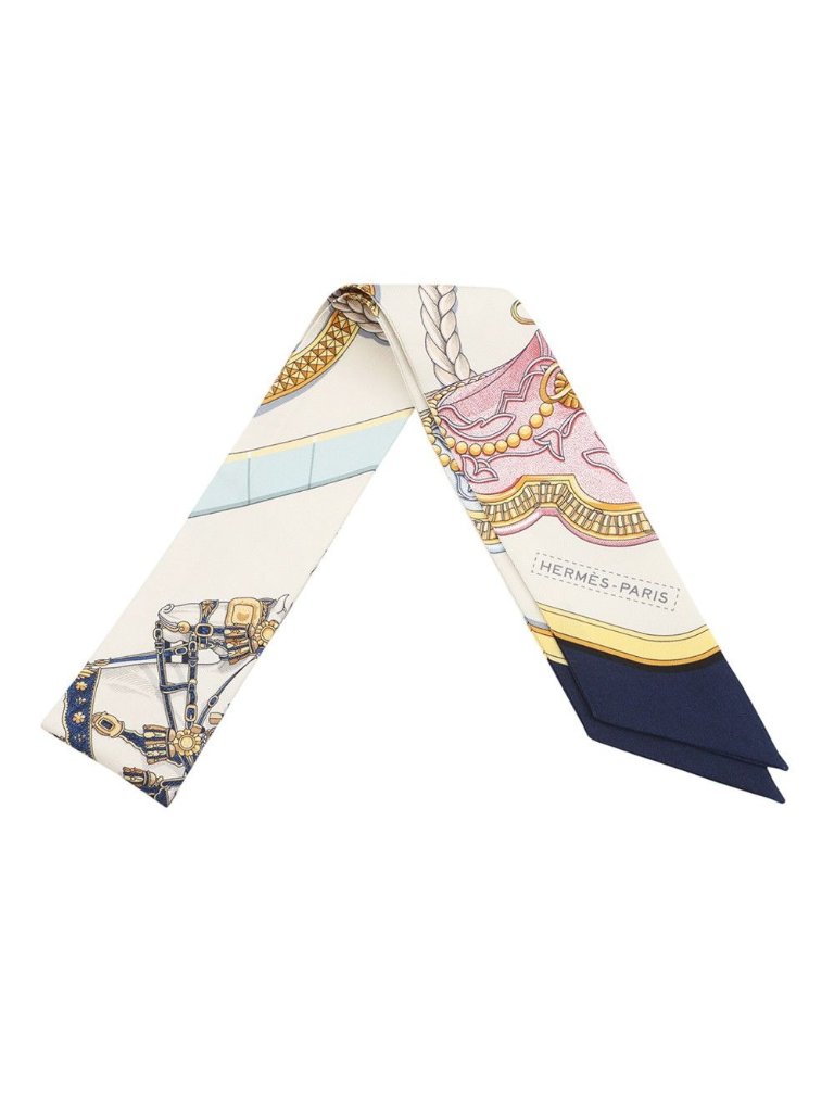 Hermes Scarf Twill Grand Apparat Silk